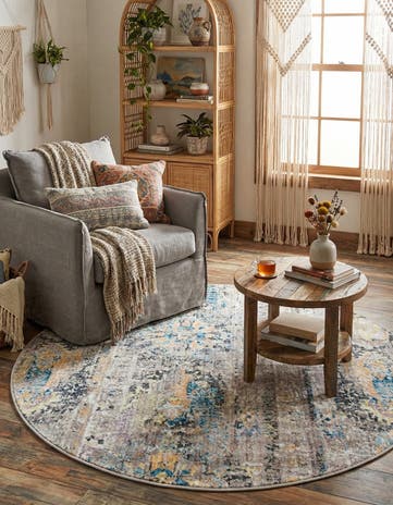 5' x 5' Vega Round Rug