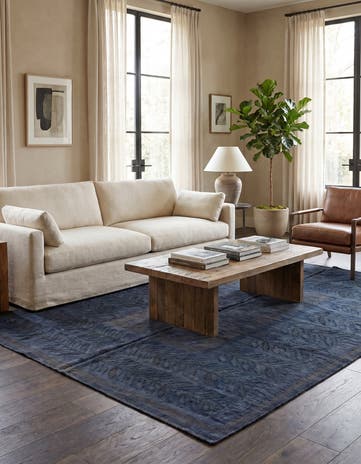 5' 1 x 6' 4 Hand Woven Kilim Modern Wool Rug