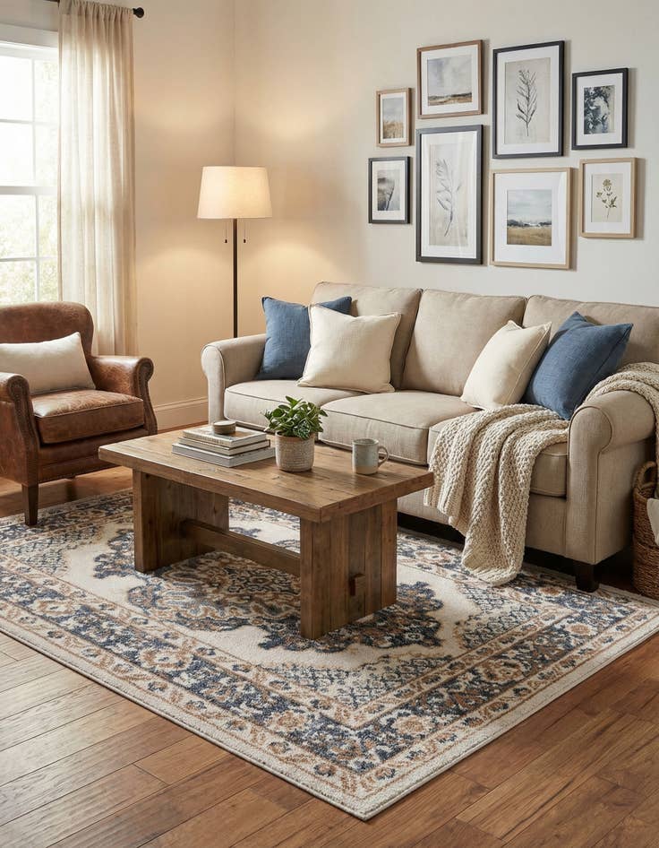 Detail image of 4' x 6' Oxford Rug