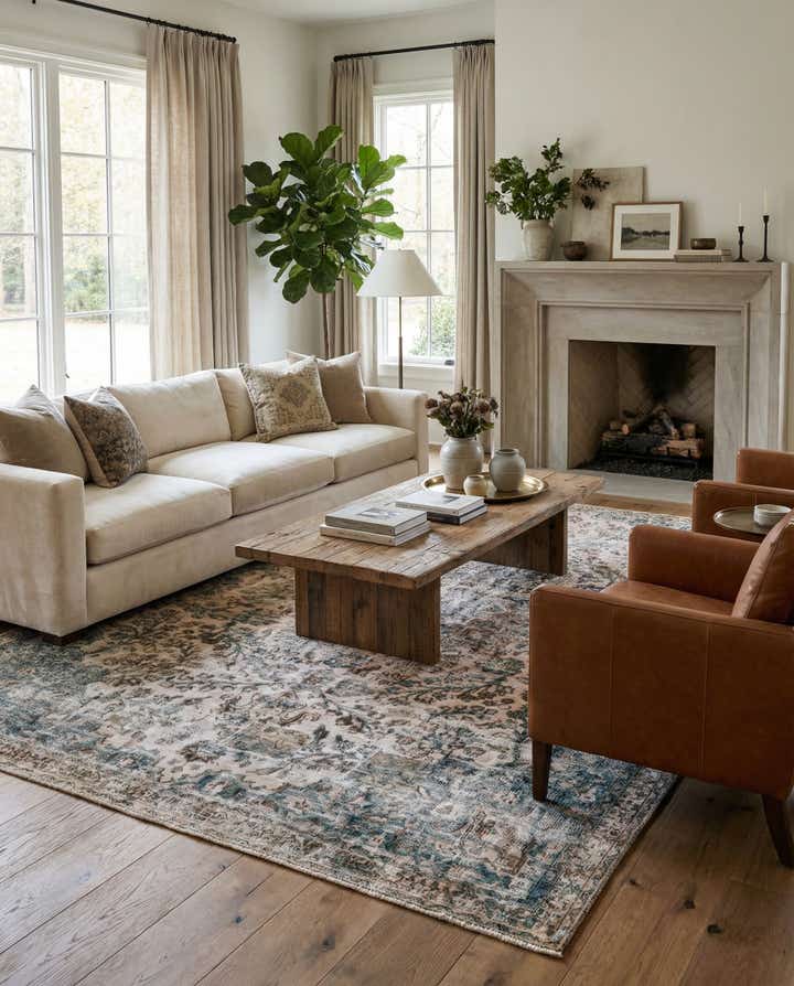 7' 10 x 10' 7 Hand Knotted Ultra Vintage Persian Wool Rug