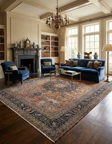 10' x 13' 5 Mashad Rug