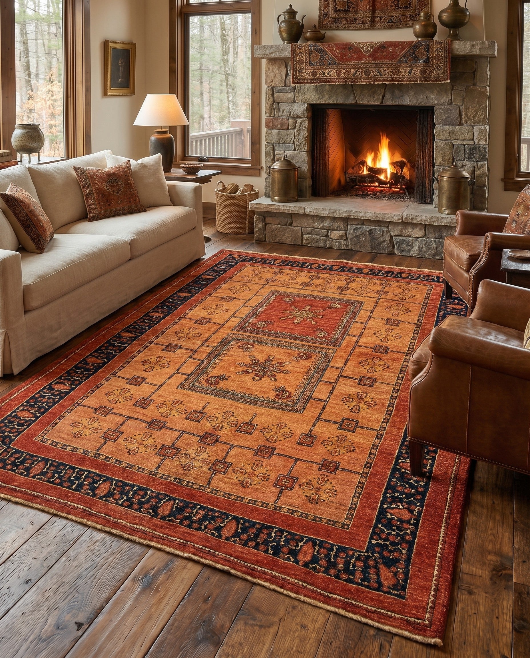 5' 8 x 7' 7 Luribaft Wool Rug
