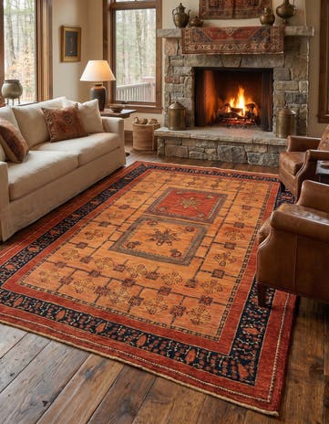5' 8 x 7' 7 Luribaft Wool Rug