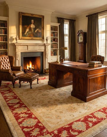 6' 9 x 8' 2 Ziegler Wool Rug