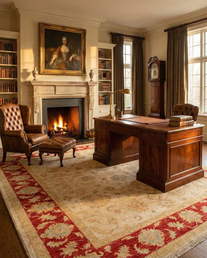 6' 9 x 8' 2 Ziegler Wool Rug