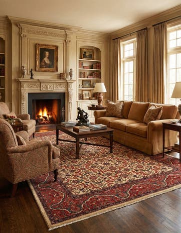 7' 1 x 10' 1 Hand Knotted Ariana Ziegler Oriental Rug