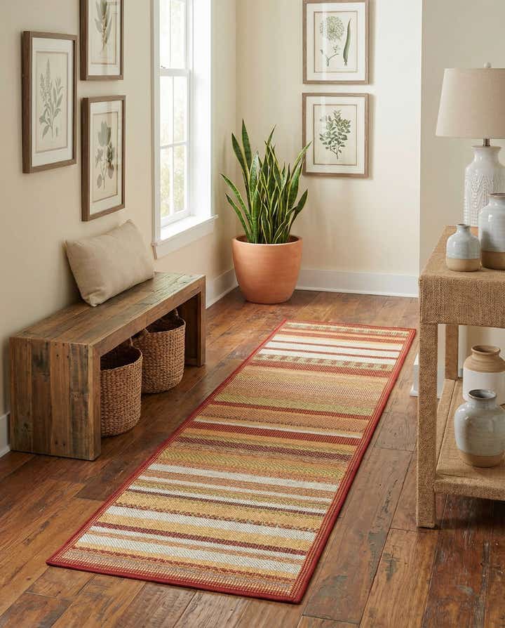 2' x 6' Easy-Clean Baja Indoor / Outdoor Runner Rug