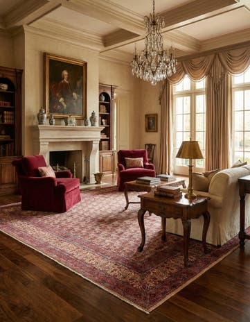 10' 5 x 13' 2 Hand Knotted Mood Persian Wool Rug