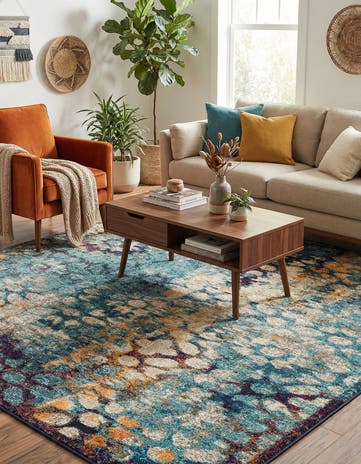 8' x 8' Washable Arte Square Rug