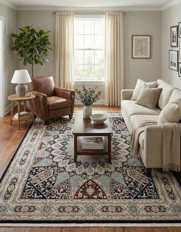 9' x 12' Nain Design Rug