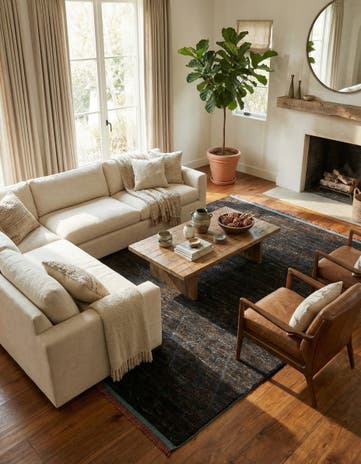 8' 1 x 10' 5 Hand Knotted Moroccan Wool Rug
