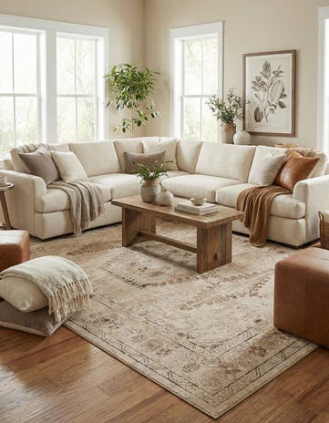 Beige Arcadia Rug