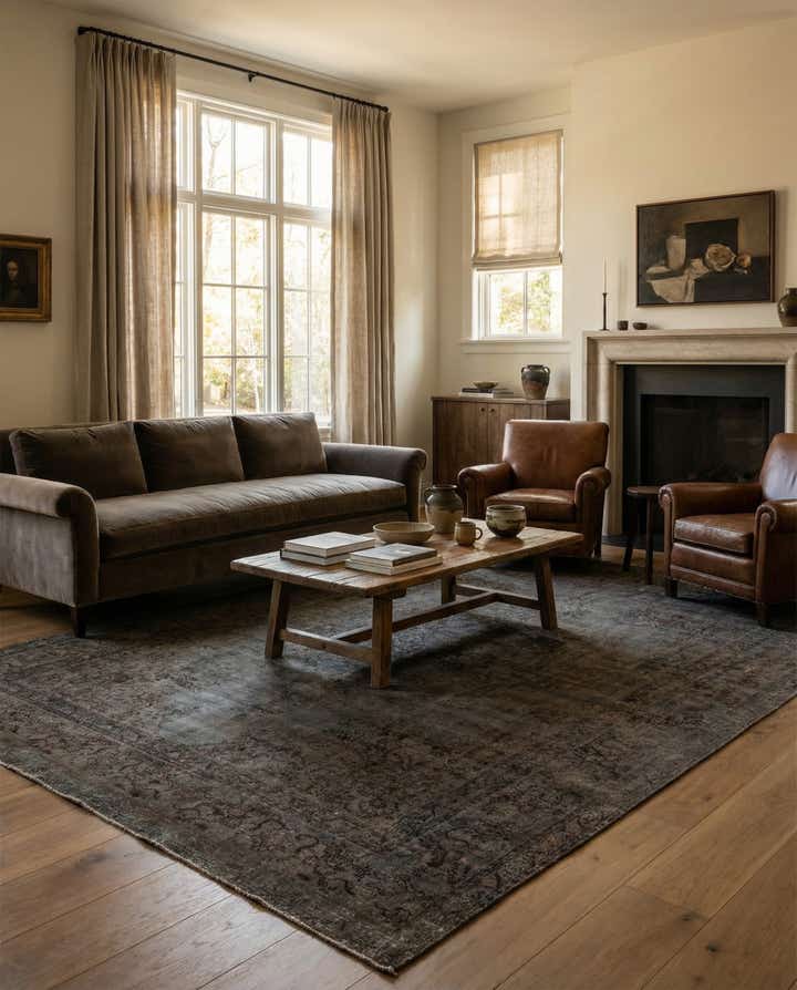 9' 10 x 12' 9 Hand Knotted Ultra Vintage Persian Wool Rug