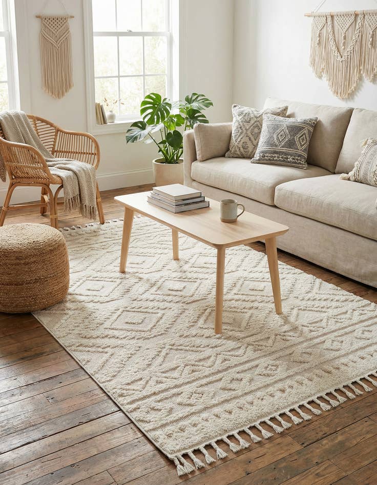 Detail image of  6' x 9' Boho Rug