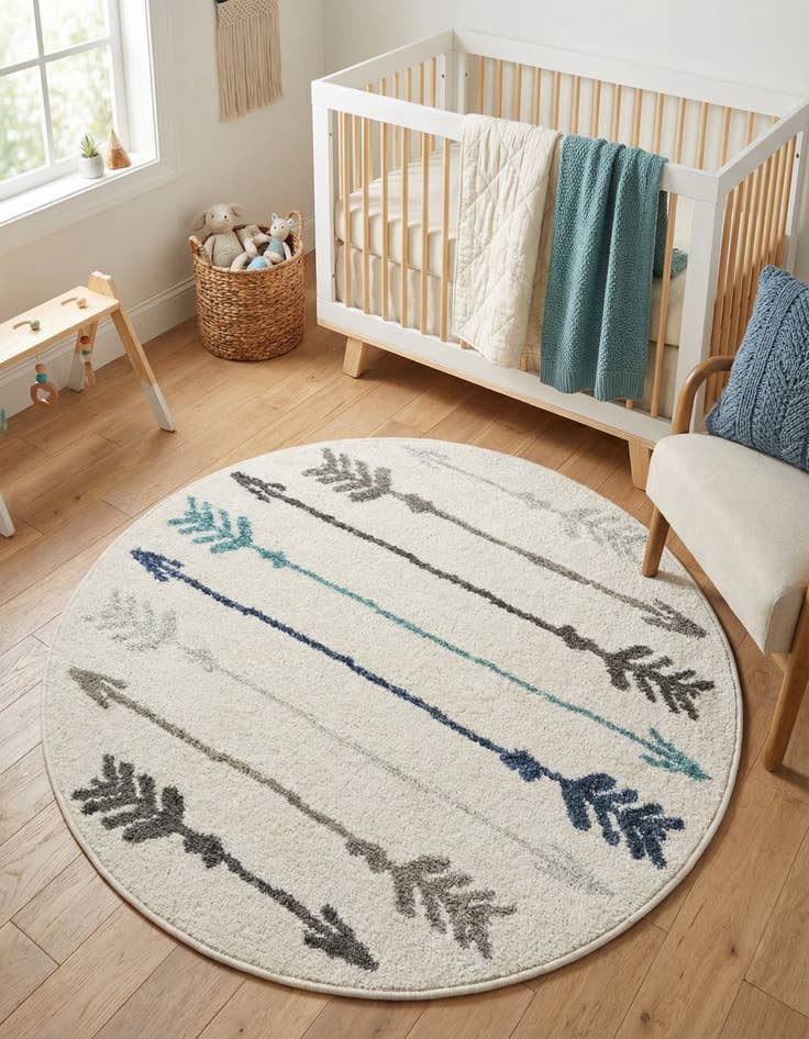 Detail image of  3' x 3' Equinox Round Rug