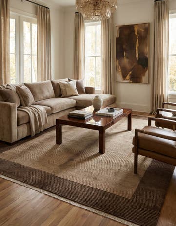 8' x 11' 8 Hand Knotted Darya Wool Rug