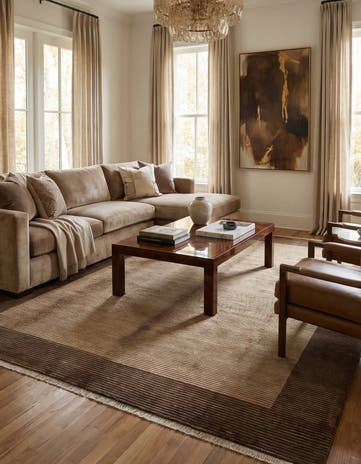 8' x 11' 8 Hand Knotted Darya Wool Rug