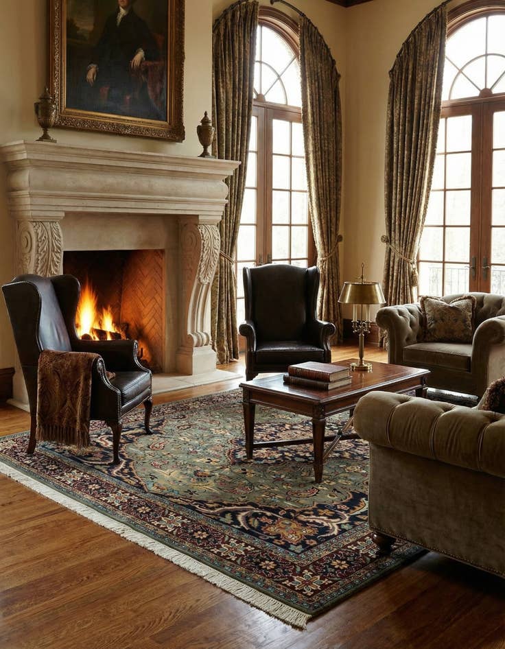 Detail image of 5' 2 x 8' 6  Hand Knotted Bokhara Wool Rug