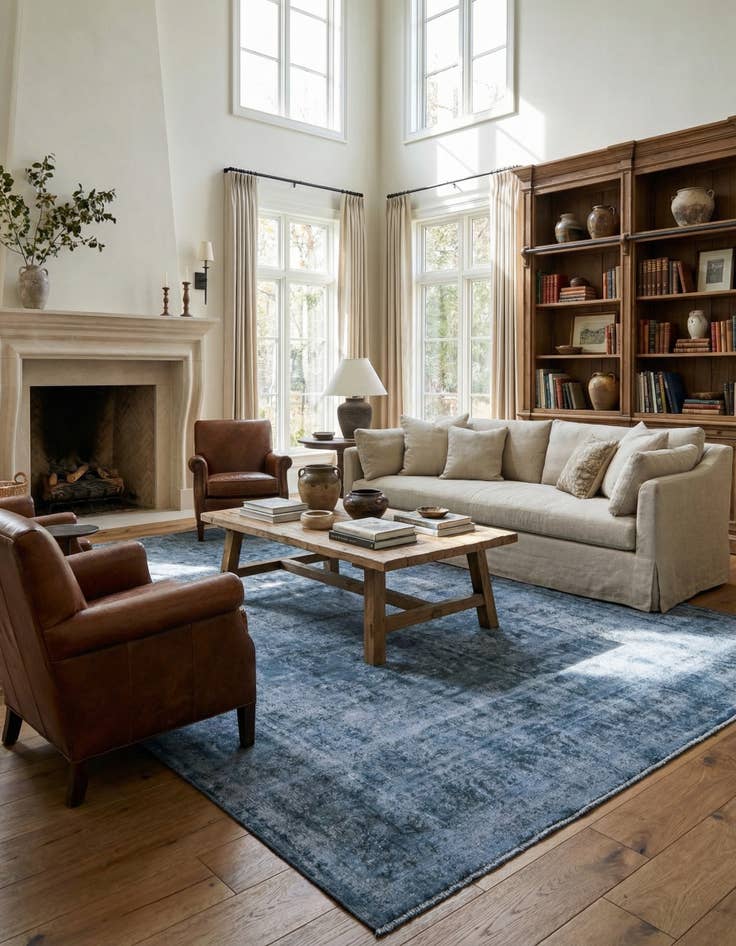 Detail image of 9' 8 x 13' 2  Hand Knotted Ultra Vintage Persian Wool Rug