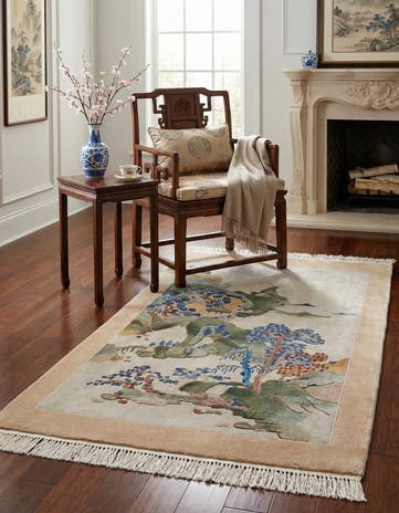 2' x 4' China Silk Rug