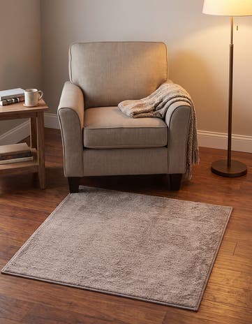 3' 3 x 3' 3 Soft Touch Cloud Square Rug