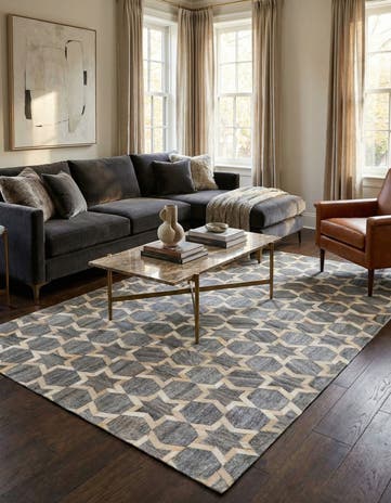5' x 7' 9 Cowhide Rug