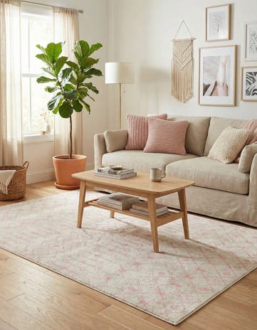 6' x 9' Moroccan Trellis Rug