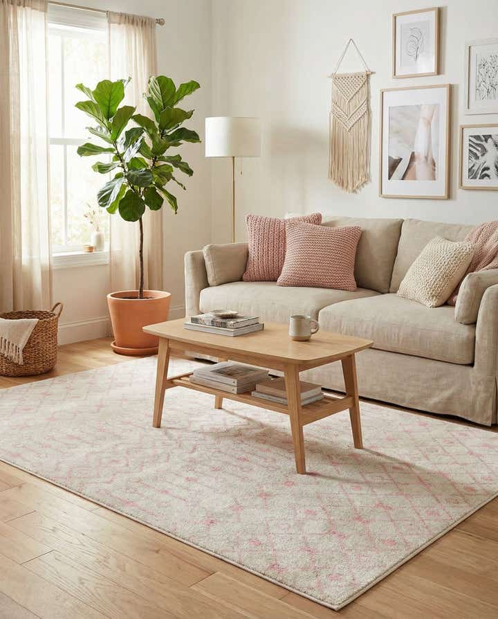 6' x 9' Moroccan Trellis Rug