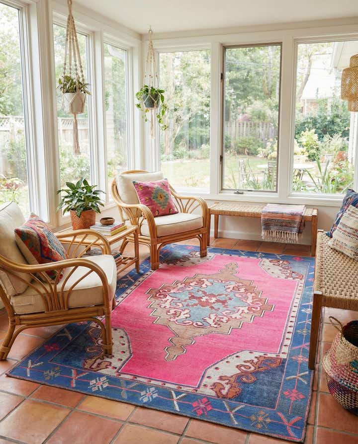 8' x 10' Washable Timeless Rug