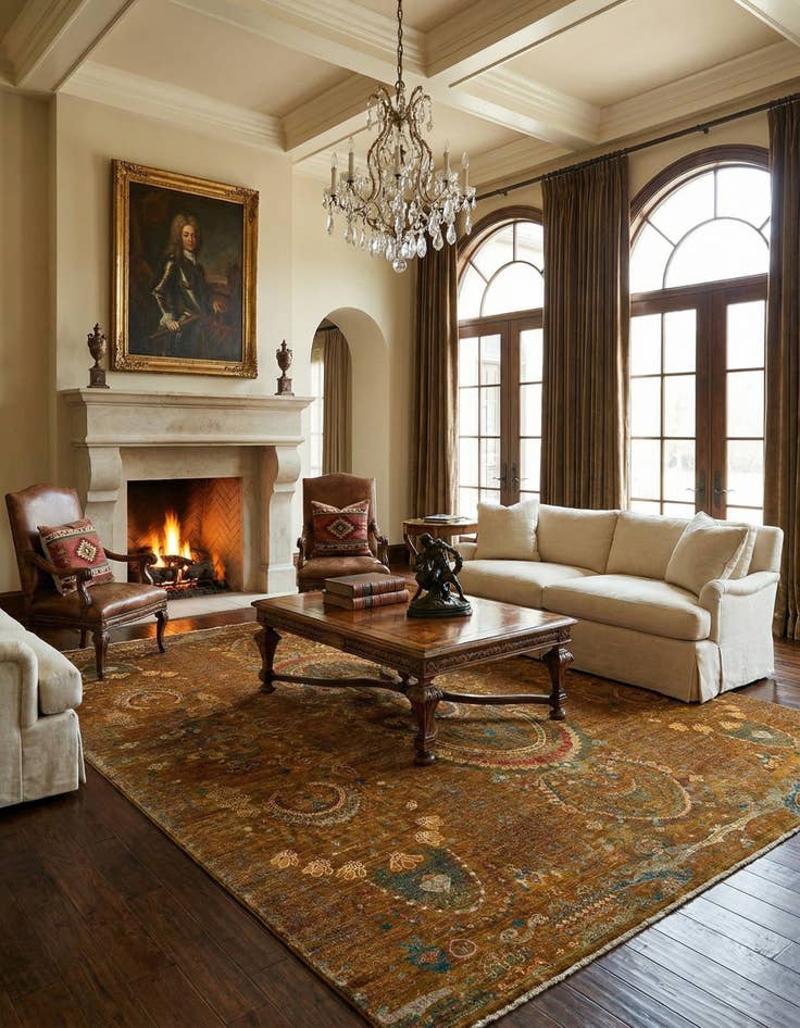 Detail image of 8' 2 x 10' 1 Ziegler Rug