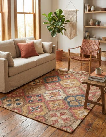 Hand Woven Kala Handwoven Jute Rug