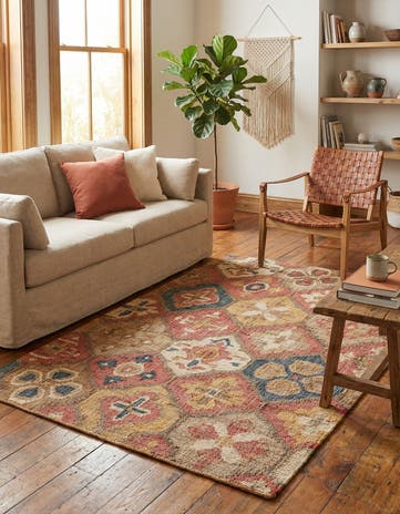Hand Woven Kala Handwoven Jute Rug