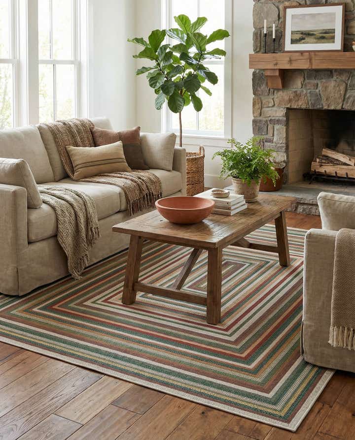 7' 10 x 10' Easy-Clean Baja Indoor / Outdoor Rug