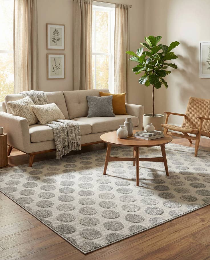 Detail image of 5' x 8' Easy-Clean Sabrina Soto Indoor / Outdoor Rug
