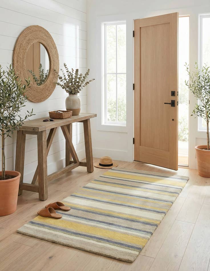 Detail image of  2' 8 x 5' Luna Wool Rug