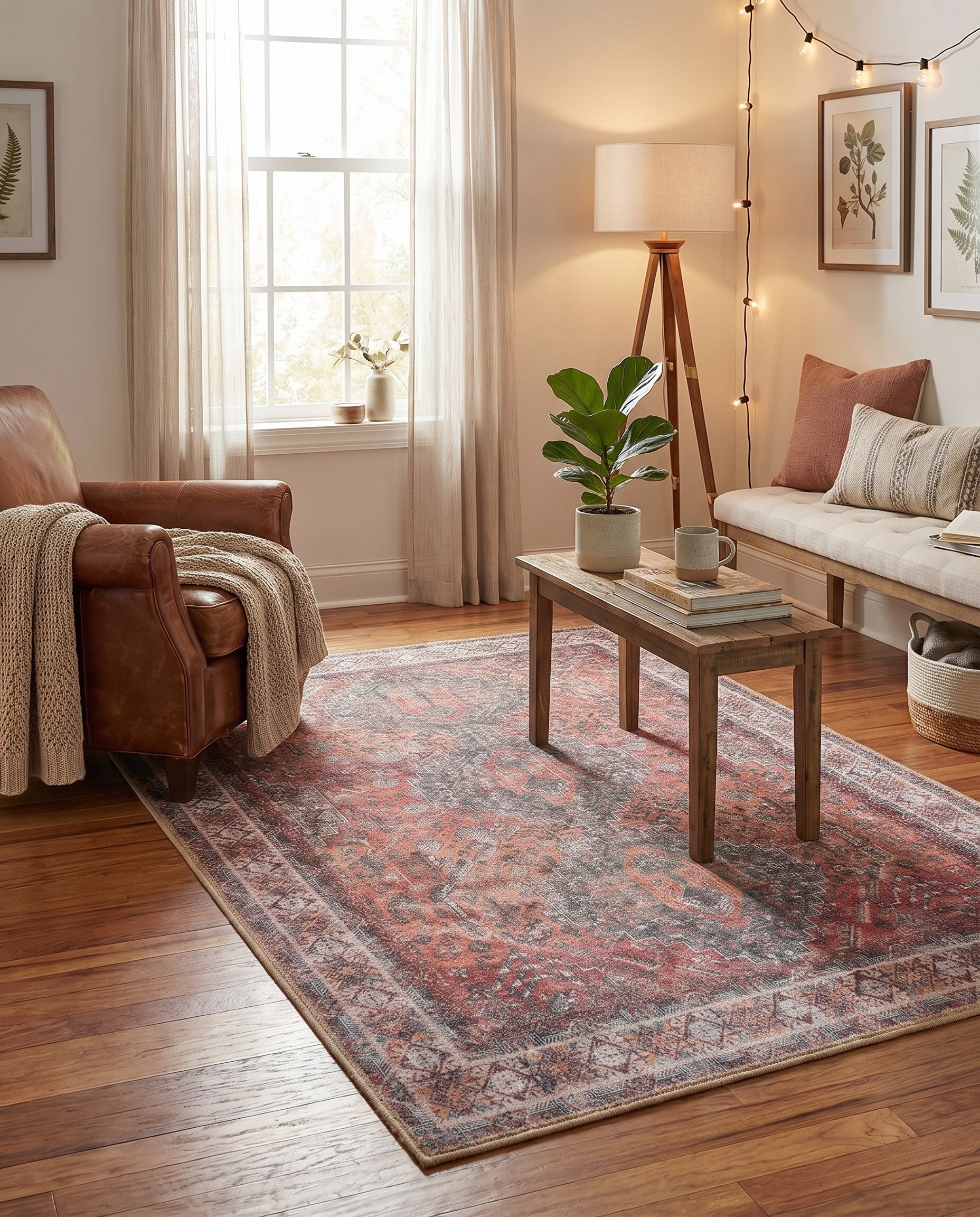 3' 6 x 5' 6 Washable Timeless Rug