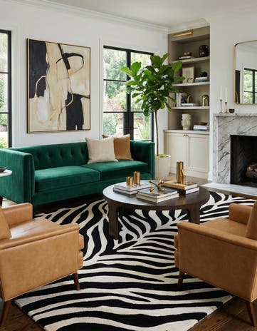 7' 10 x 10' Hand Tufted Safari Wool Rug