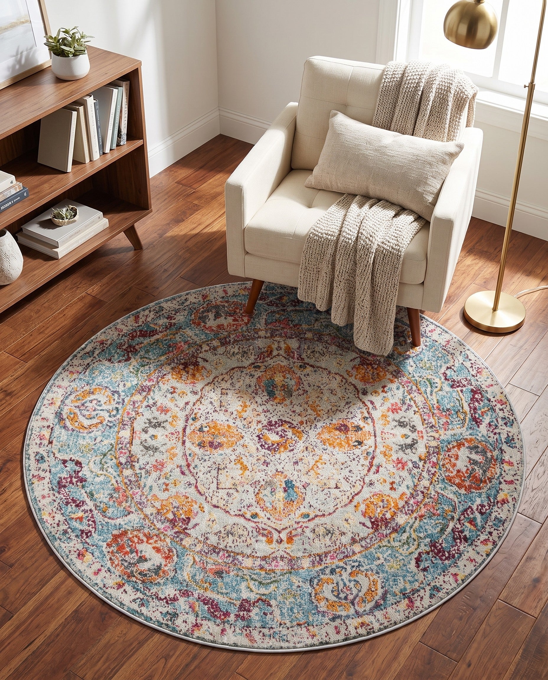 4' x 4' Santiago Round Rug