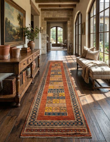 2' 8 x 12' 5 Luribaft Wool Runner Rug