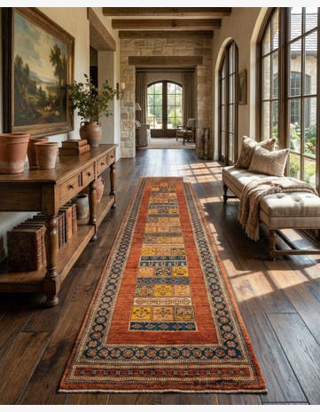 2' 8 x 12' 5 Luribaft Wool Runner Rug