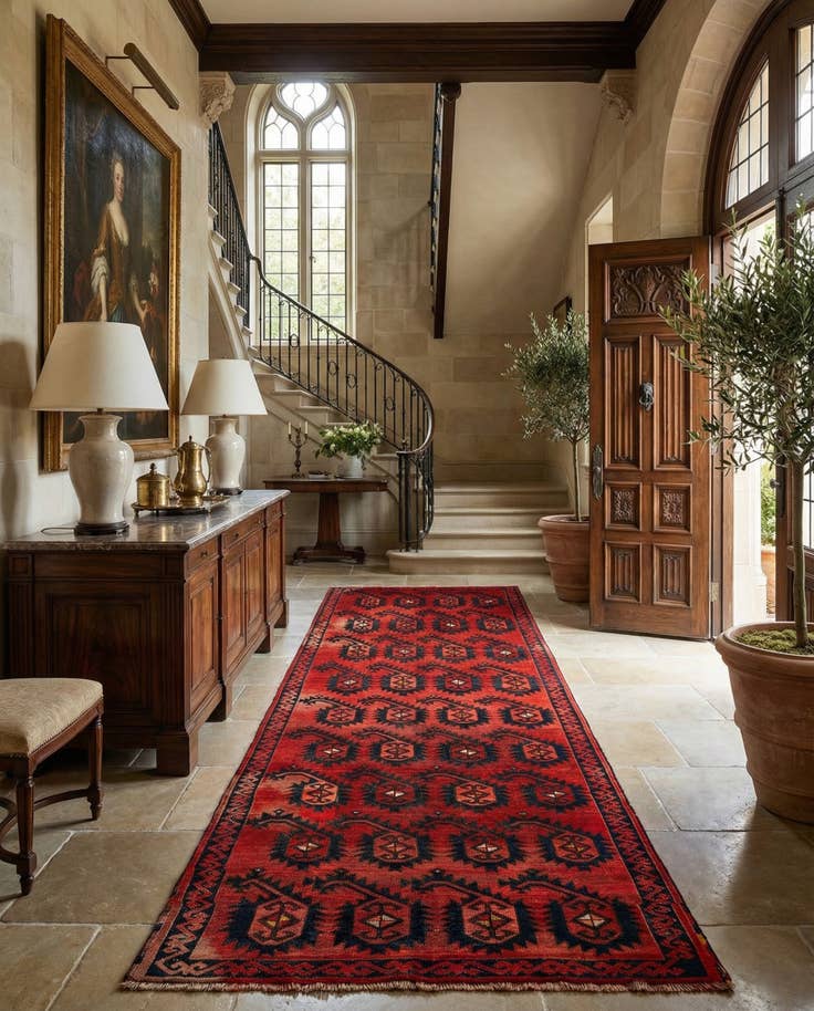 Detail image of 4' 2 x 10' 5 Samarkand Rug