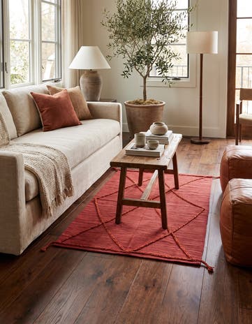 3' 6 x 4' 11 Hand Woven Kilim Modern Wool Rug