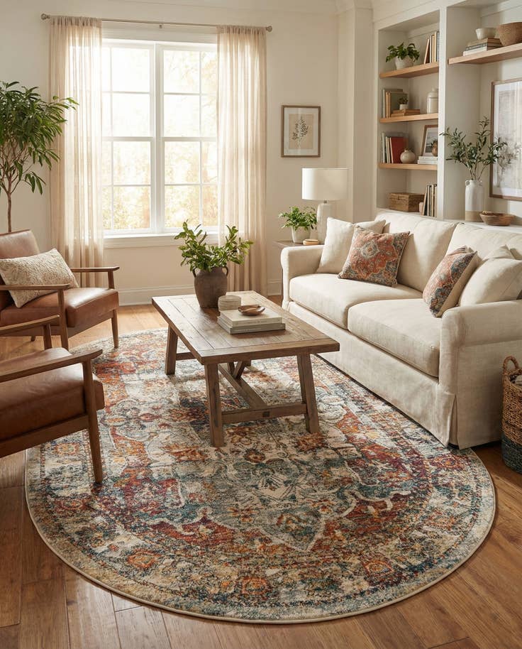 Detail image of 5' x 8' Isabella Oval Rug