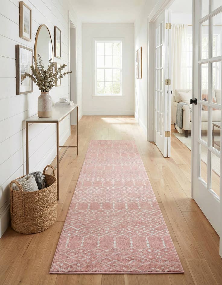 Detail image of  3' x 13' Paxon Trellis Runner Rug