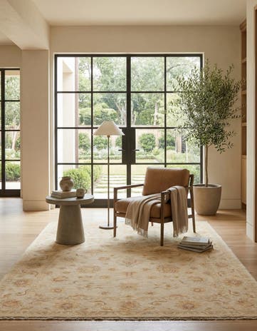 5' 7 x 7' 9 Hand Knotted Peshawar Ziegler Rug