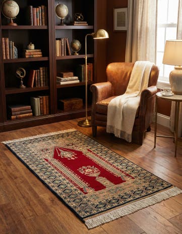 2' 8 x 4' 4 Hand Knotted Bokhara Wool Rug
