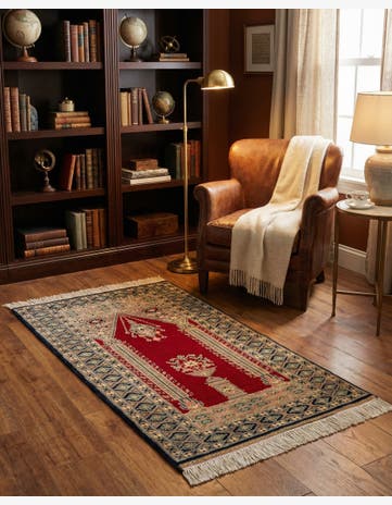 2' 8 x 4' 4 Hand Knotted Bokhara Wool Rug