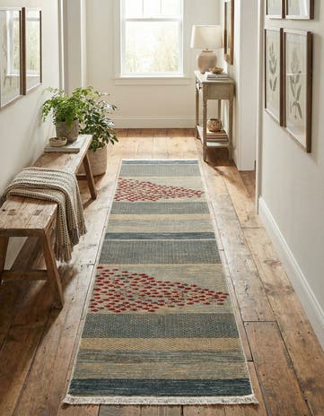 2' 7 x 10' Kashkuli Gabbeh Runner Rug