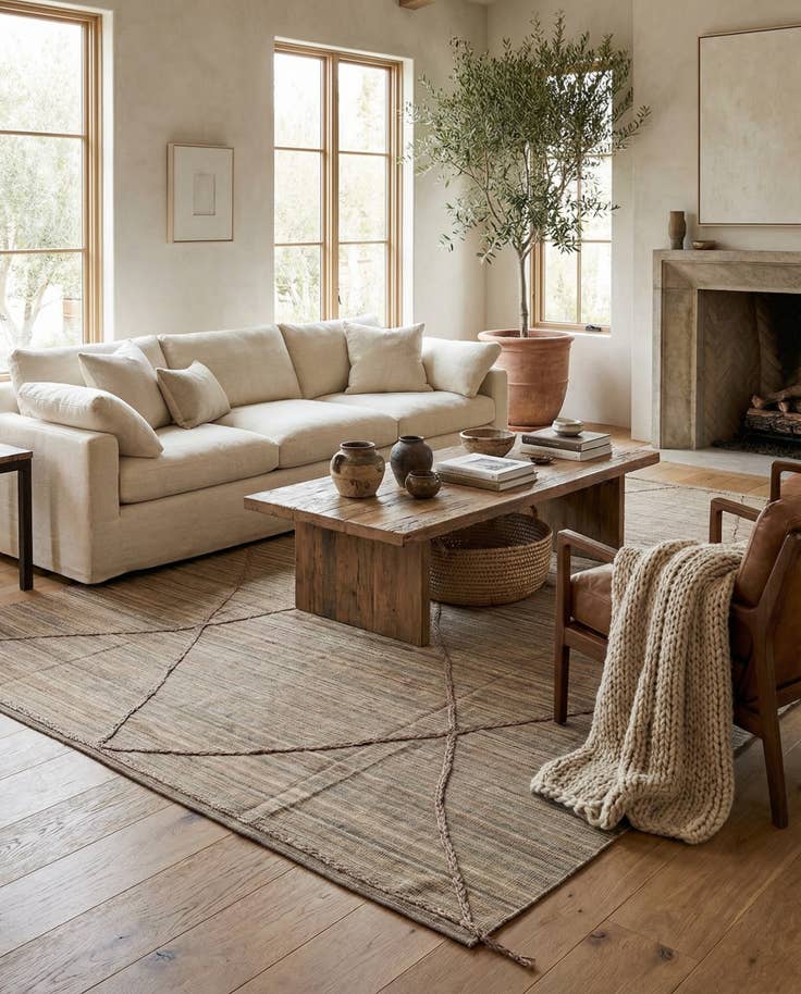 Detail image of 8' 6 x 11' 5 Hand Knotted Moroccan Wool Rug