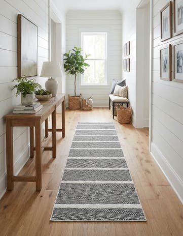 Black Sabrina Soto Casa Madrid Runner Rug
